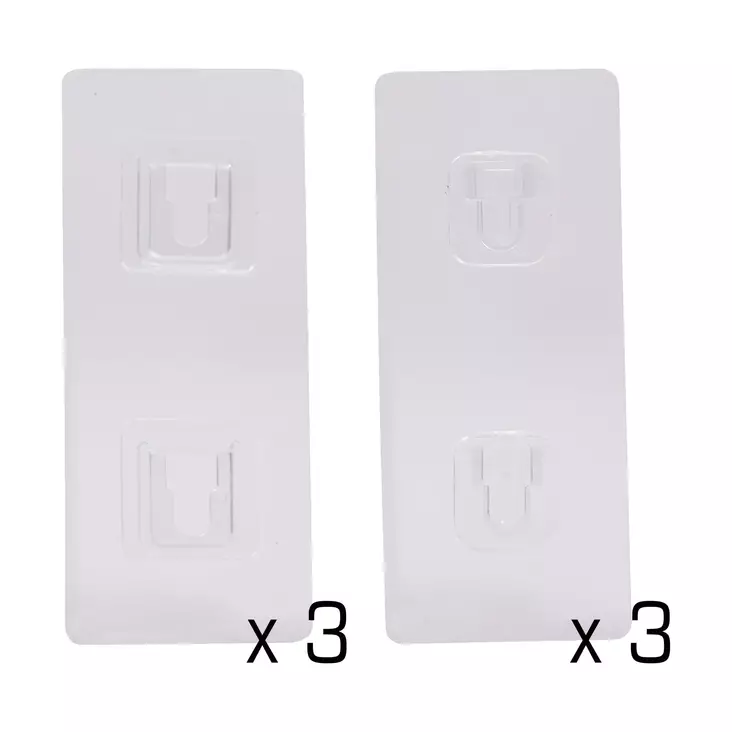 Voimakoukut 60 x 70mm 6-paria - Koukut ja ripustimet - 6438152023341 - 1