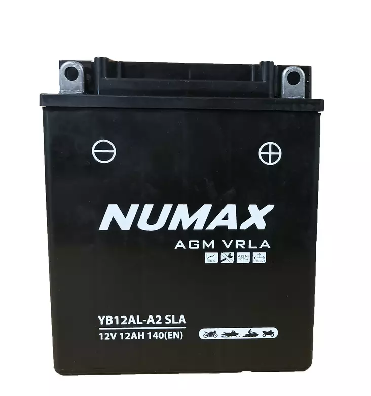 Pienakku huoltovapaa Numax YB12AL-A2 - Auton akut ja pienakut - 5060196066131 - 1