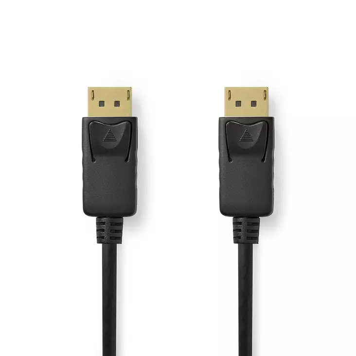 DisplayPort kaapeli | DisplayPort uros | DisplayPort uros | 8K@60Hz | Kullattu | 3.00 m | Pyöreä | PVC | Musta | Label - Tietokone ja verkko - 5412810443291 - 1