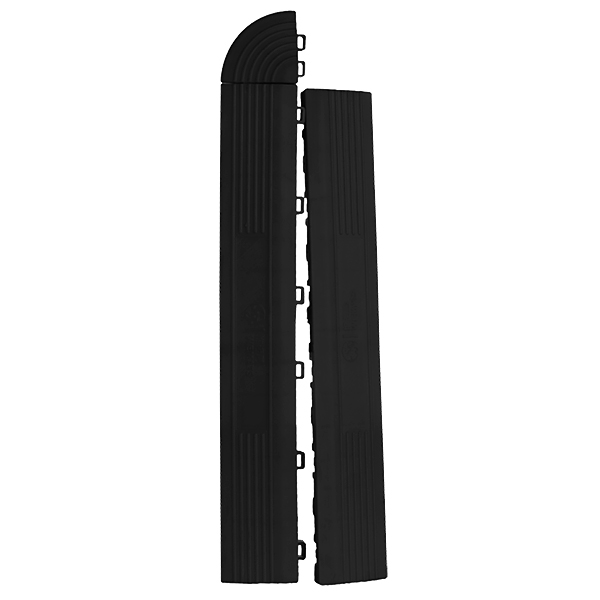 Lattialaatan reunapala, midnight black naaras 6 kpl - Lattialaatat ja kumimatot - 6438431000391 - 1