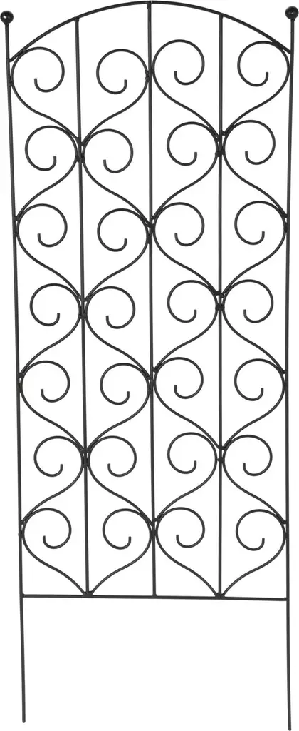 Kukkatuki 40x116 cm musta - Kukkatelineet ja kasvutuet - 8720573464031 - 1