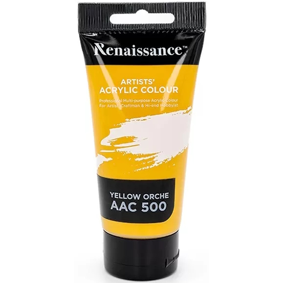 Akryylimaali 75 ml Yellow Ocrhe - Akryylimaalit- ja värit - 8851907234461 - 1