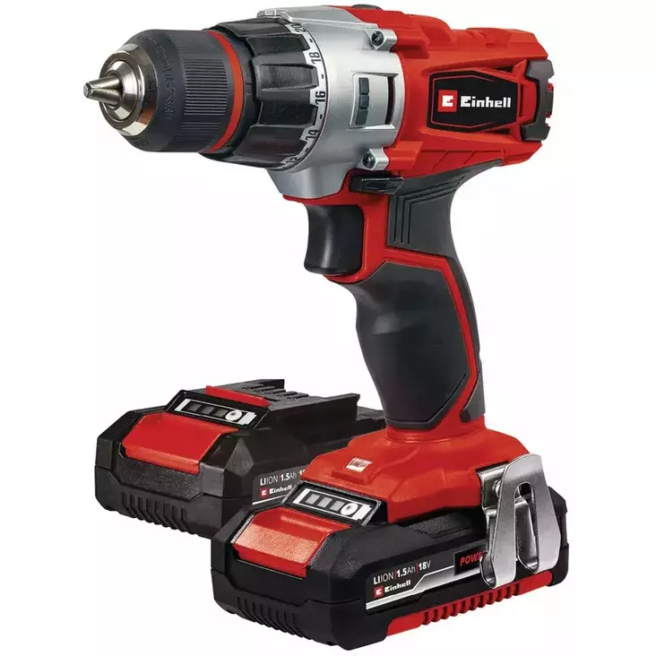 Akkuporakone Einhell TE-CD 18/2 Li Kit - Akkuporakoneet ja ruuvinvääntimet - 4006825607321 - 1