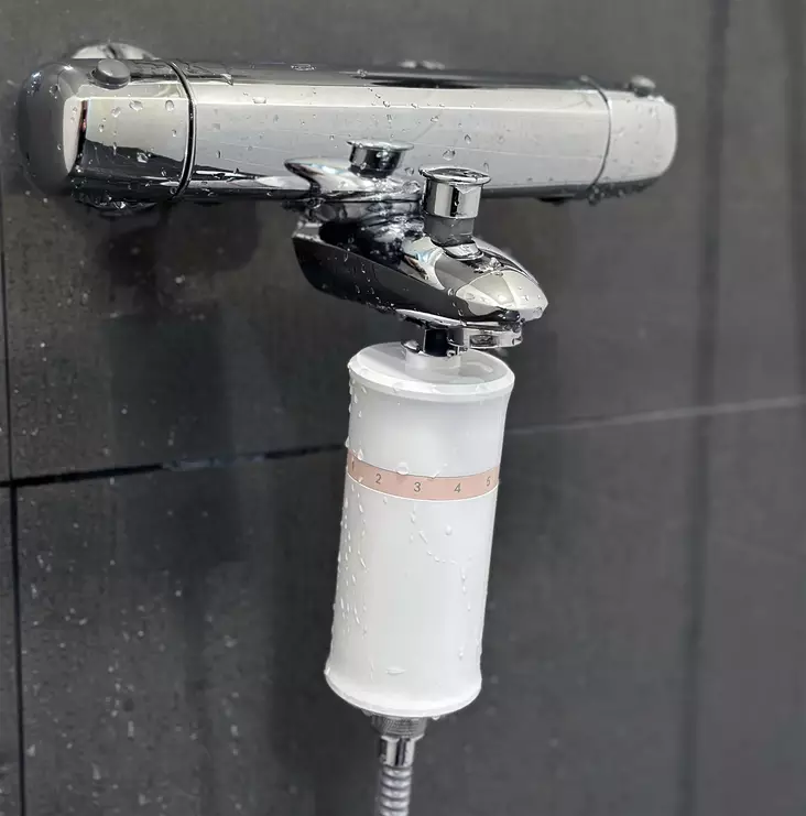 Emax Home Suihkusuodatin valkoinen sylinteri - Vedenpuhdistuslaitteet ja tarvikkeet - 6418536035221 - 1