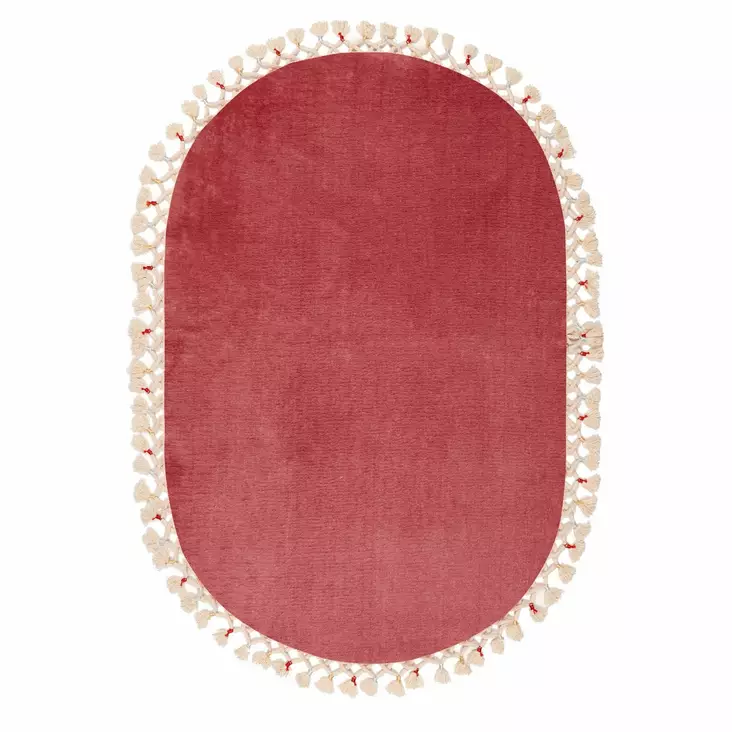 Fuksia Kylpymatto 50x75 cm - 100% Akryyli, 1200 gr/m², 3 cm Nukka, Liukumaton, Antibakteerinen, Konepestävä 30°C - Kylpyhuonematot ja kosteantilan matot - 8683342423441 - 1