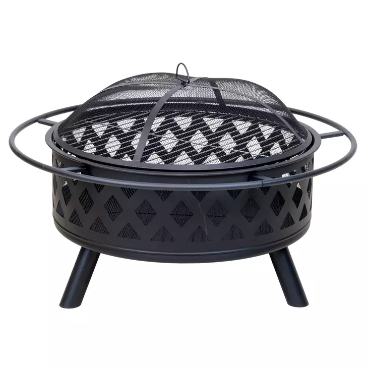 Hornet Premium Ulkotulisija ja Grilli 91cm - Kipinäsuojalla & Grilliritilällä - Pihagrillit ja tulisijat - 6438168120591 - 1