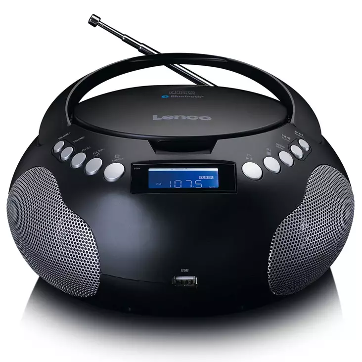 Kannettava radio, CD/MP3-soitin USB:llä ja Bluetooth®:llä varustettuna - Radiot ja MP3/4-soittimet - 8711902043201 - 1