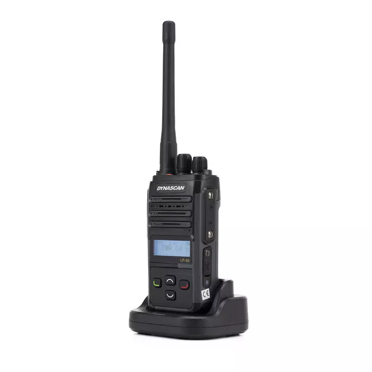 Kannettava radioasema PMR Dynascan LP-50, 16CH, Scan, Vox, CTCSS, DCS, 2000mAh akku, IP67 - Radiopuhelimet ja megafonit - 8435550817181 - 1