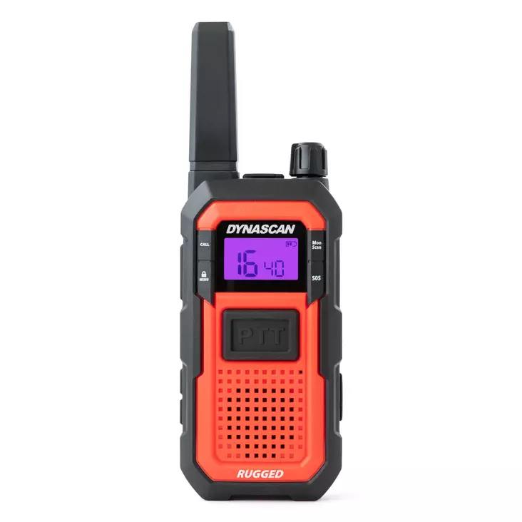 Kannettava radioasema PMR Dynascan RUGGED 446MHz, 0.5W, 16 kanavaa, IP67 - PNI tuotteet - 8435550819581 - 1