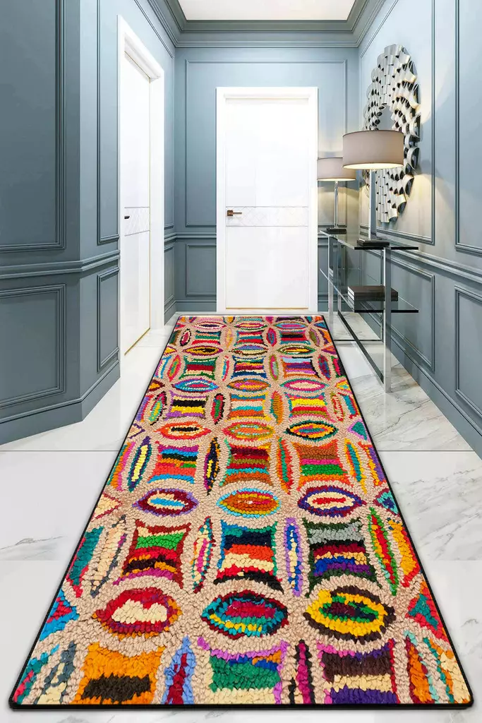Käytävämatto (80 x 200), monivärinen, 80 x 200 cm, kestävä, antibakteerinen - Pienet matot ja käytävämatot - 8683342037051 - 1