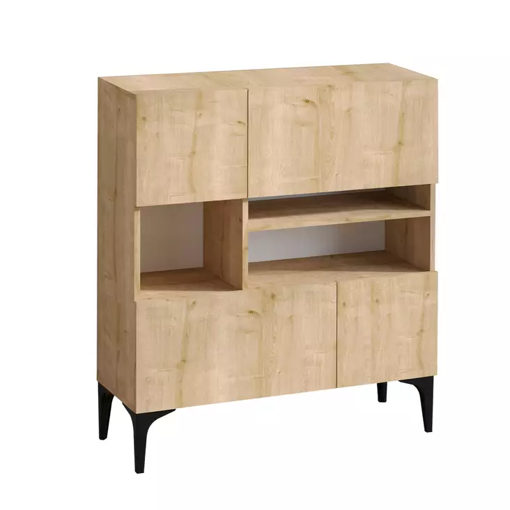 Konsoli, safiiritammi, 100x35x125 cm, kestävä, monikäyttöinen, tilava - Lipastot ja senkit - 8682870917071 - 1