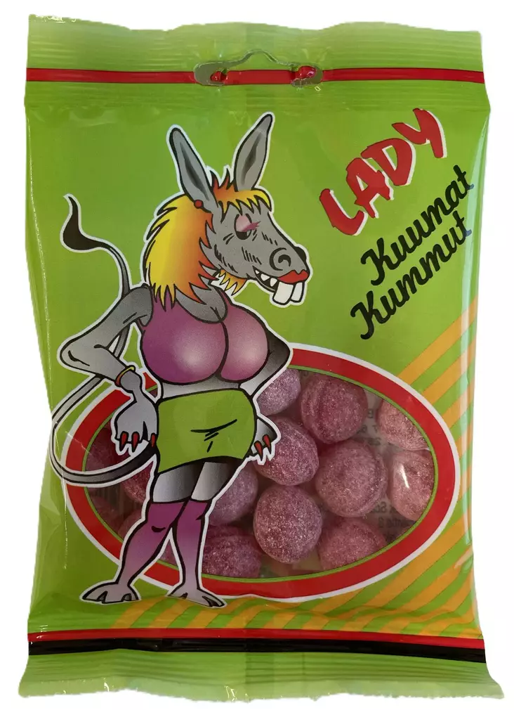Kuumat Kummut 65g - Karkkipussit - 5701346007931 - 1