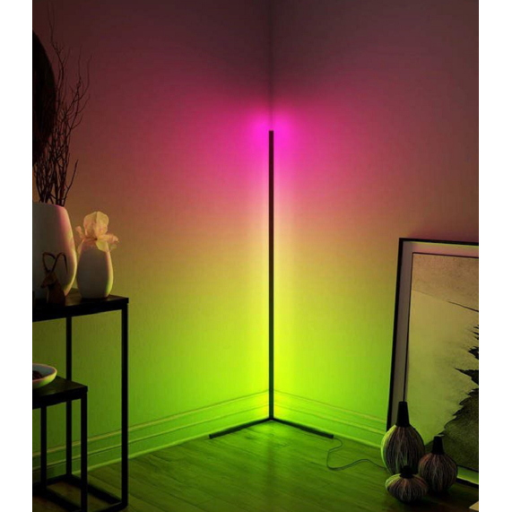 LED-kulmavalaisin 12W 500lm RGB+WW - Valokoristeet ja valohahmot - 6418536018071 - 1