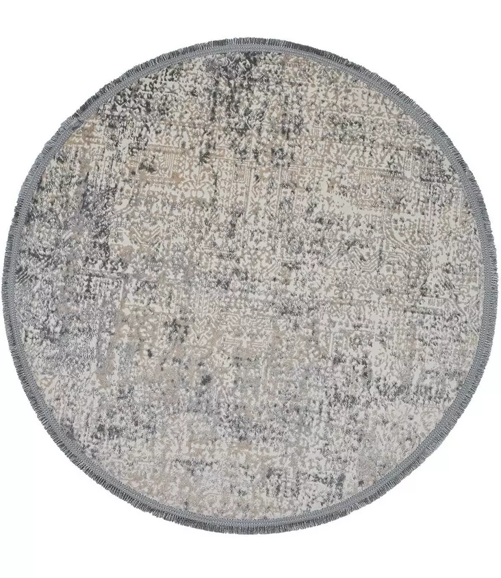 Matto (100 cm), beige, 100 cm, pehmeä, kestävä, monikäyttöinen - Suuret ja keskikokoiset matot - 8684282006381 - 1