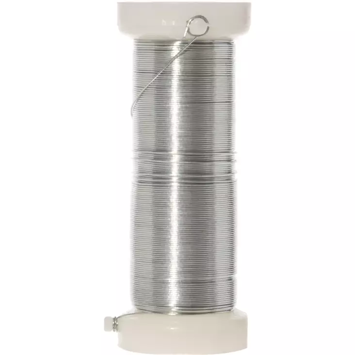 Metallilanka hopea 0,3mm x 30m Kapel - Askartelu- ja taidetarvikkeet - 6410413103221 - 1