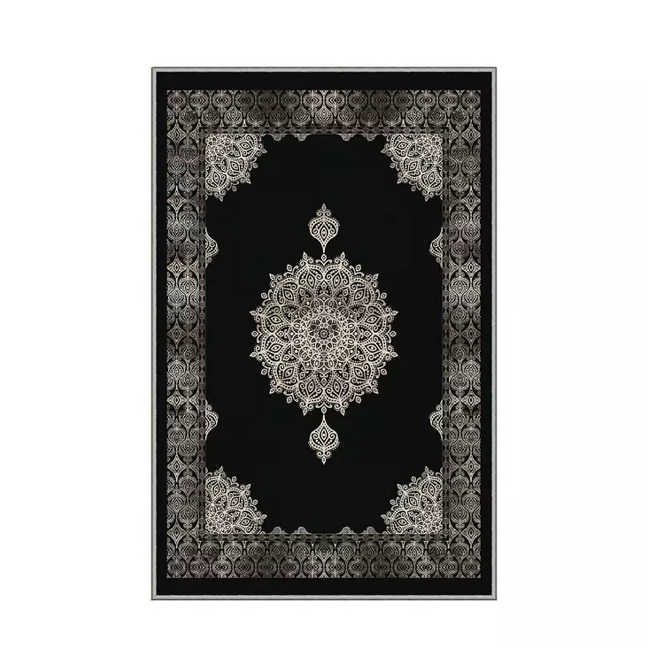 Monivärinen eteisen matto käytävämatto 100x200 cm - 100% Polyesteri, Antibakteerinen, Konepestävä, PVC Liukumaton Alusta - Suuret ja keskikokoiset matot - 8682870054301 - 1