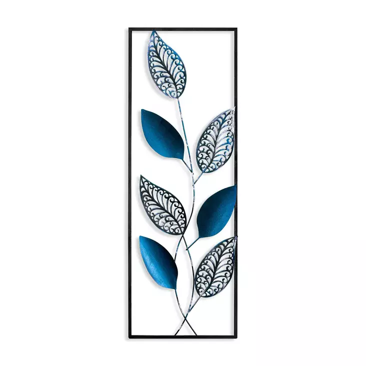 Monivärinen Käsintehty Koristeellinen Metalli Seinäkoriste 32x90 cm - Yksilöllinen Taideteos Kodin Sisustukseen - Koristeet, koriste-esineet - 8683743680191 - 1