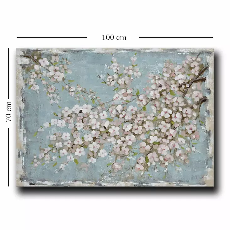 Monivärinen Koristeellinen Canvas-taulu 70x100 cm - 100% Canvas ja Mäntykehys - Tyylikäs Seinäkoriste - Taulut ja kehykset - 8684283328031 - 1