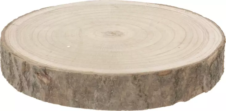 Puinen kiekko kuorella, 18-23 cm - Koristeet, koriste-esineet - 8718158697431 - 1