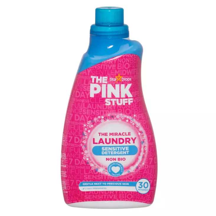 Pyykinpesuaine Pink Stuff Non-Bio 960ml - Pyykinpesu- ja huuhteluaineet - 5060033820841 - 1