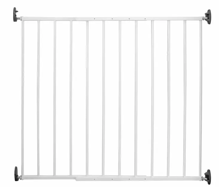 Reer turvaportti esteetön, metallinen valkoinen, 68-106cm - Kodin valvonta ja turvallisuus - TN-217641 - 1
