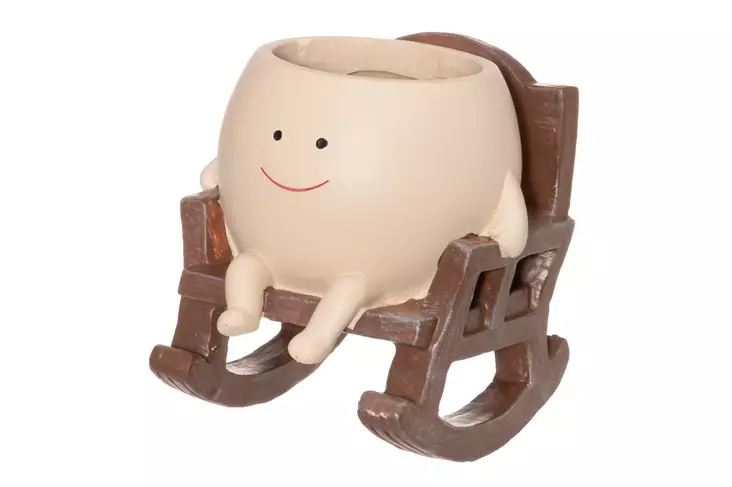 Ruukku Smiley penkillä 4Living - Kukka-amppelit ja maljakot - 6410416435121 - 1