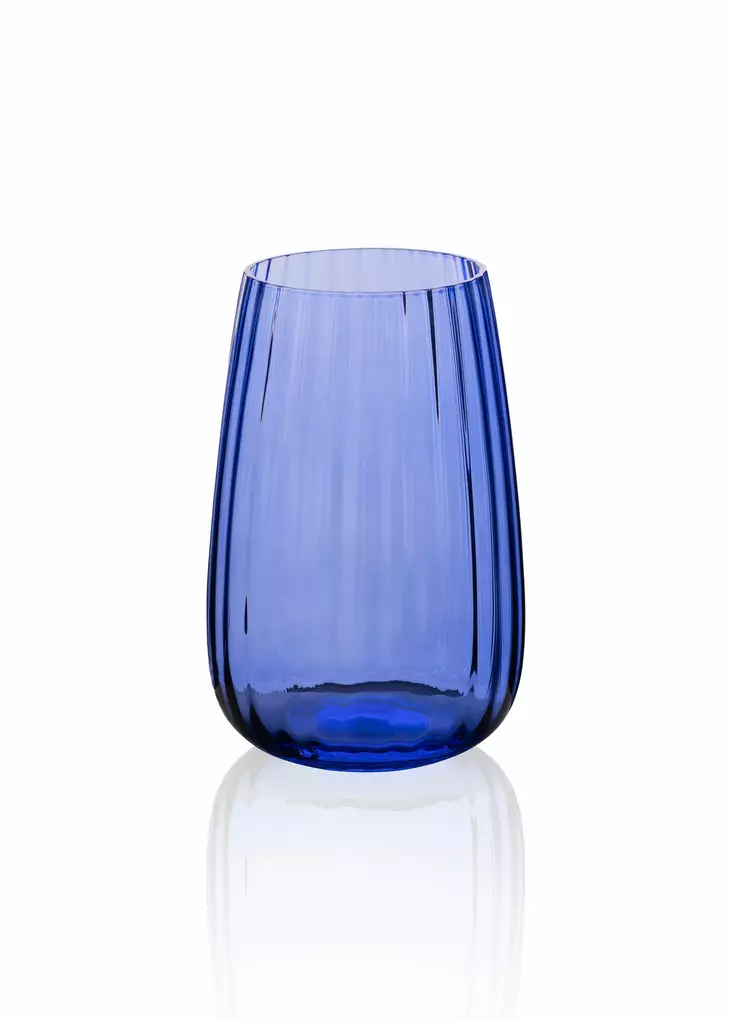 Sininen Keittiölasitavara - 100% Lasi, 9x9x14 cm, 600 ml, Astianpesukoneen Kestävä, Ei Mikroaaltouuniin - Juomalasit - 8684283559251 - 1