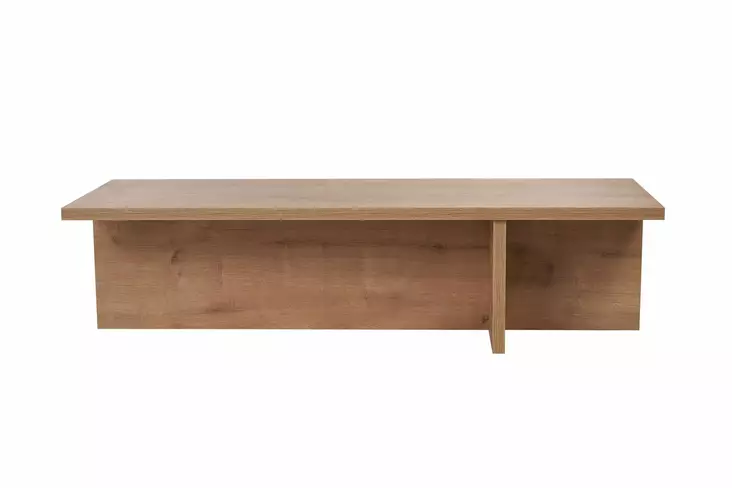 Sohvapöytä, safiiritammi, 120cm x 30cm x 45cm, kestävä, moderni design - Sohvapöydät - 8684283787821 - 1