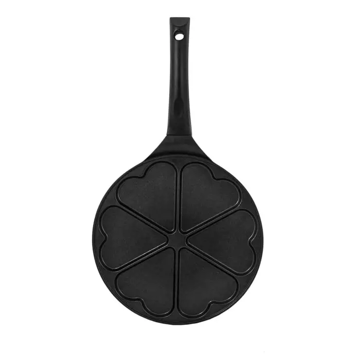 Sydänlettupannu Opa 27 cm valurauta - Paistinpannut - 6412457782271 - 1