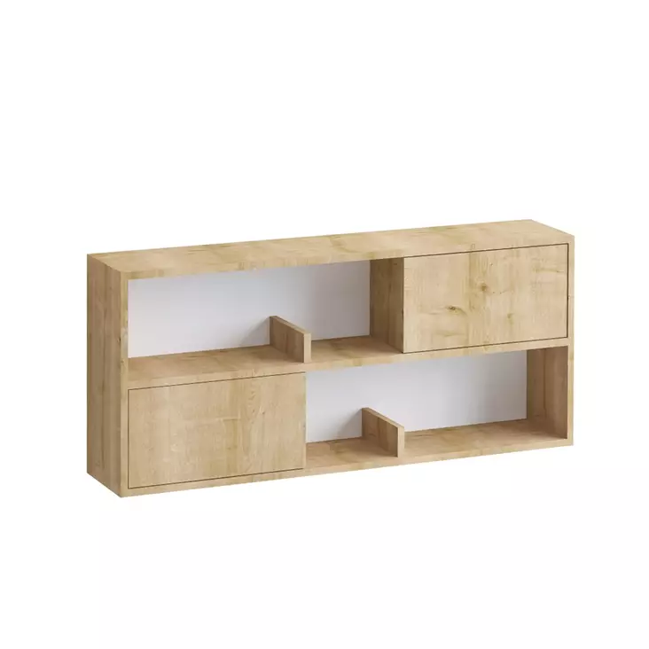 Tammi Konsoli - 100% Melamiinipinnoitettu Lastulevy, 120x50x22 cm, Tyylikäs ja Kestävä Huonekalu, Yksi Paketti - Lipastot ja senkit - 8683742502081 - 1