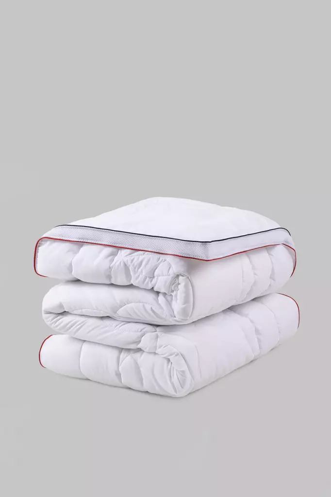 Tuplapeitto, valkoinen, 195 x 215 cm, kestävä, helppohoitoinen - Tyynyt ja peitot - 8683342861021 - 1