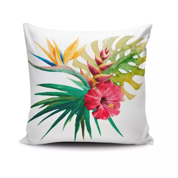 Tyynynpäällinen, monivärinen, 43 x 43 cm, kestävä, helppohoitoinen - Tyynyt ja peitot - 8681181739051 - 1