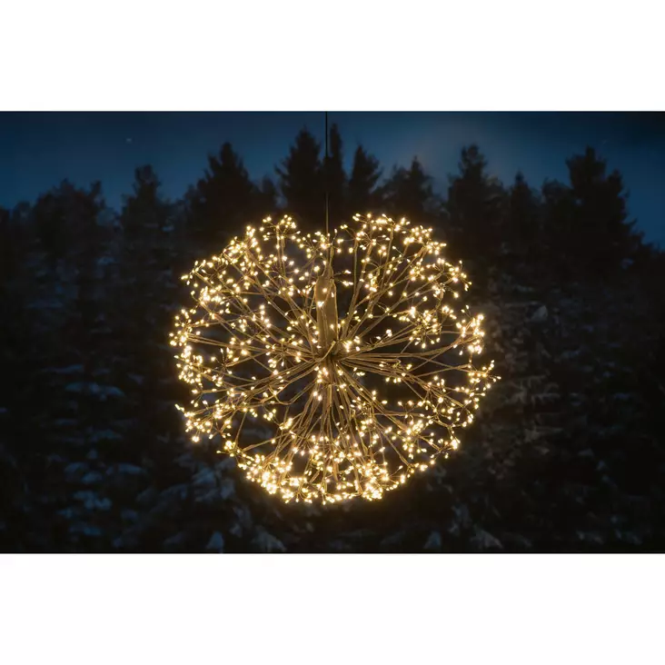 Valopallo 1080 micro-LED lämminvalkoinen - Valokoristeet ja valohahmot - 6410416403441 - 1