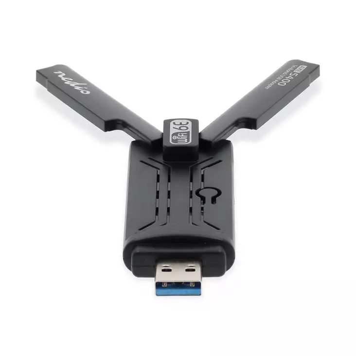 Verkkosovitin | Wi-Fi | AX5400 | 2.4/5/6 GHz (Triple Band) | USB3.0 | Wi-Fi kokonaisnopeus: 5400 Mbps | Windows 10 / Windows 11 - Tietokone ja verkko - 5412810464821 - 1