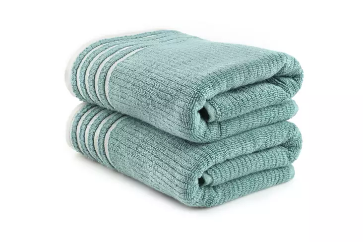 Vihreä Käsipyyhesetti 2 kpl - 100% Mikropuuvilla, 450 gr/m², 50x90 cm, Konepestävä 40 °C, Kylpyhuoneeseen - Pyyhkeet ja kylpytakit - 8684282254171 - 1