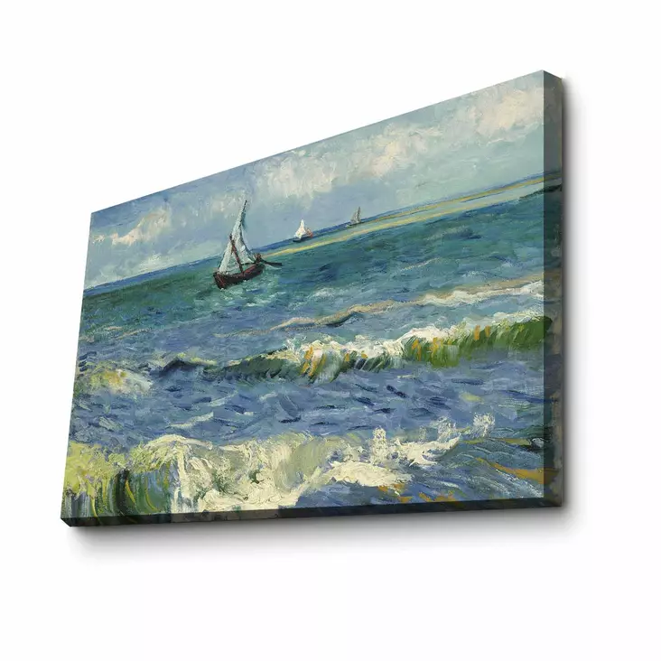 Vincent van Gogh - Monivärinen Koristeellinen Canvas-taulu, 45x70 cm, 100% Puukehys, 2,8 cm Paksuus - Taulut ja kehykset - 8683342534451 - 1