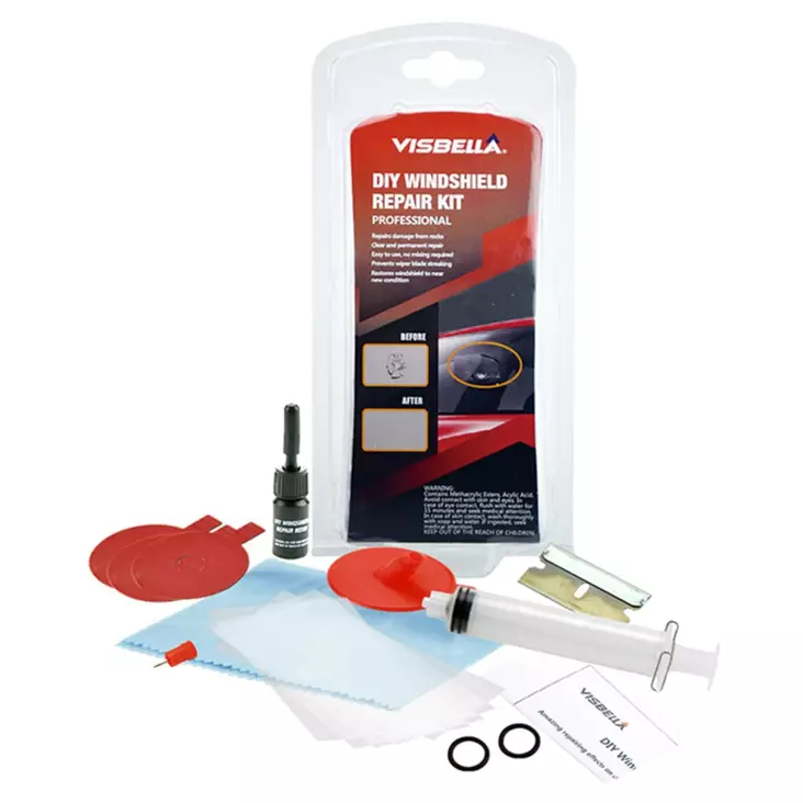 Visbella tuulilasinkorjaussarja - Autonhoitotarvikkeet - 6977927080061 - 1