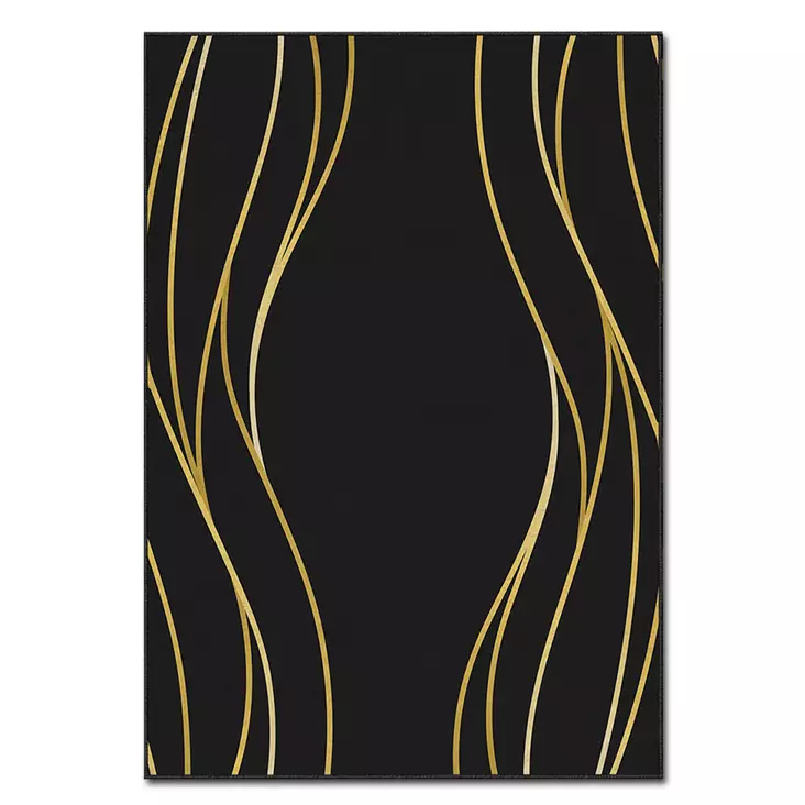 Ylellinen Monivärinen 100% Polyesteri Matto 100x140 cm - Digitaalinen Painatus, Konepestävä, Liukumaton Alapuoli - Suuret ja keskikokoiset matot - 8683342182461 - 1