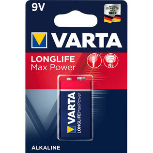 Longlife Max Power 9V 1-Blister - Alkaliparistot - 4008496545612 - 2