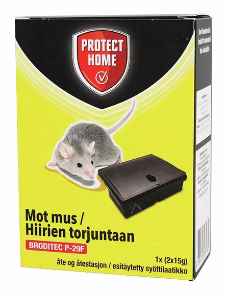 Broditec hiirisy=C3=B6tti laatikolla 2x15g - Jyrsijöiden karkottimet ja loukut - 3664715035732 - 1