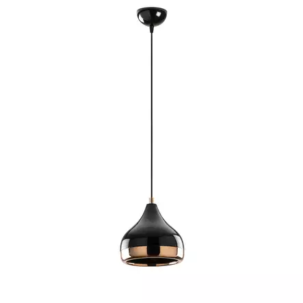 Kattokruunu, musta kupari, 17 cm, 112 cm, säädettävä korkeus - Katto- ja seinävalaisimet - 8681875502602 - 2