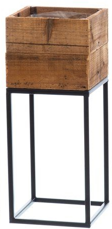 Kukkalaatikko Country 22 x 22 x 54 cm - Kukka-amppelit ja maljakot - 6410413148642 - 1