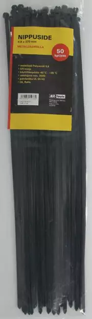 Nippuside 4,8 x 370 mm - Kiinnikkeet ja ruuvit - 6430032159782 - 1