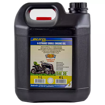 Pienkone=C3=B6ljy Euro X1-R SAE30 4-T 4 L - Pienkonebensat ja öljyt - 4740244009082 - 1