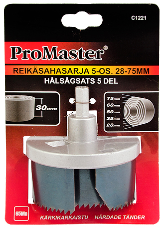 Reikäsahasarja 5-os. 28-75mm - Reikäsahat - 6420286812212 - 1