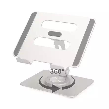 Tablet Teline | Täysin Säädettävä | Hopea - Telineet - 5412810451722 - 1