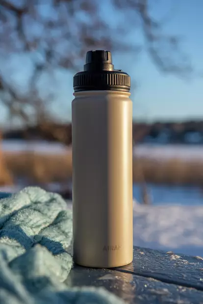 Ter=C3=A4stermospullo Office 660ml beige, Airam - Kylmälaukut ja termokset - 6435200290182 - 2