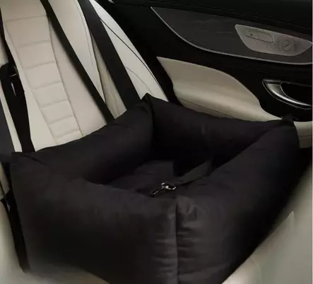 Viksu Turva koiran autoistuin musta 50×55×17 cm - Kuljetustarvikkeet ja häkit - 6417783171942 - 2
