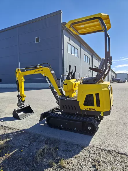 Komator LX100D 1,0T minikaivinkone - Pihakoneet ja työkalut - 6438014422282 - 2