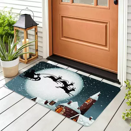 Monivärinen PVC Kynnysmatto 40x70 cm - Liukumaton, Kestävä ja Helppohoitoinen Sisäänkäynnin Matto - Kynnysmatot ja kuramatot - 8684283967612 - 2